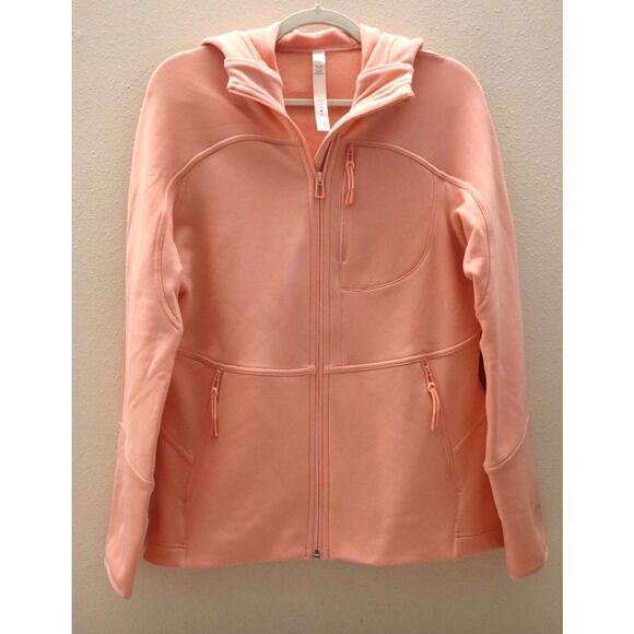 Lululemon W4BP2S Women's Sz 6 Dew Pink Full Zip Forager Hooded Jacket - Picture 1 of 13